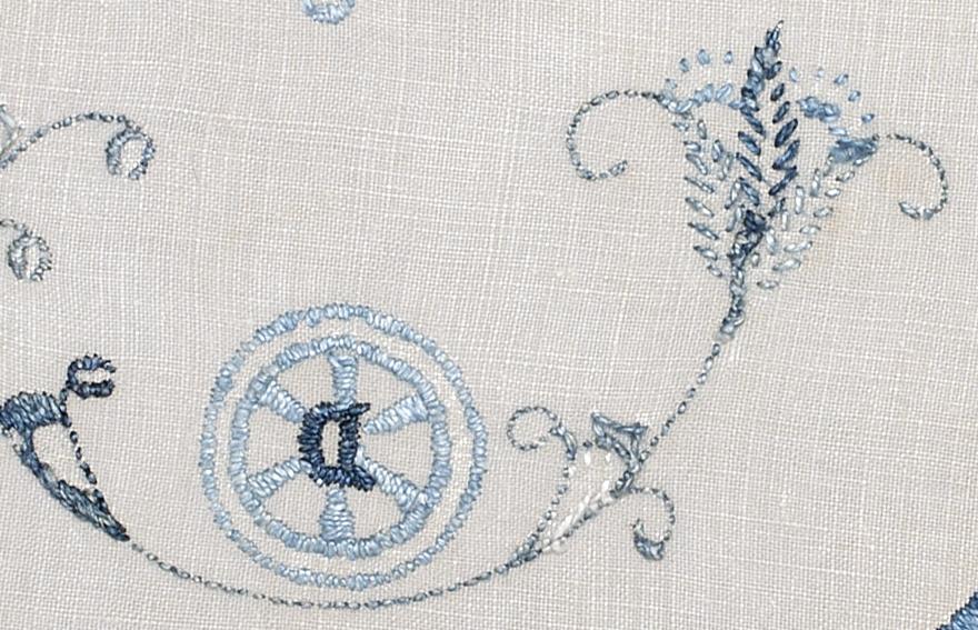 2011.0026.006 Table Mat, Verso Detail 4