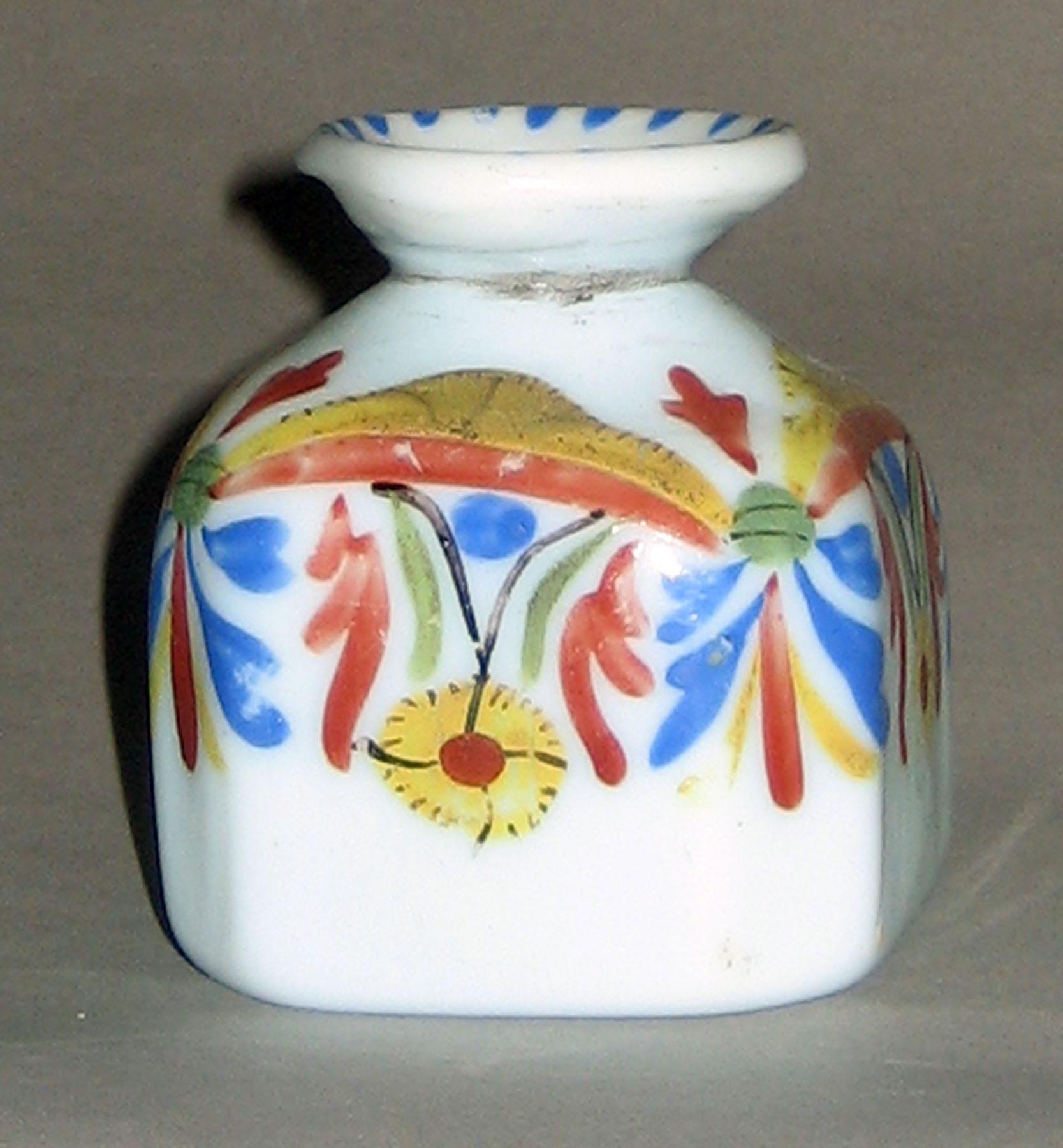 1958.1421 White Glass Bottle