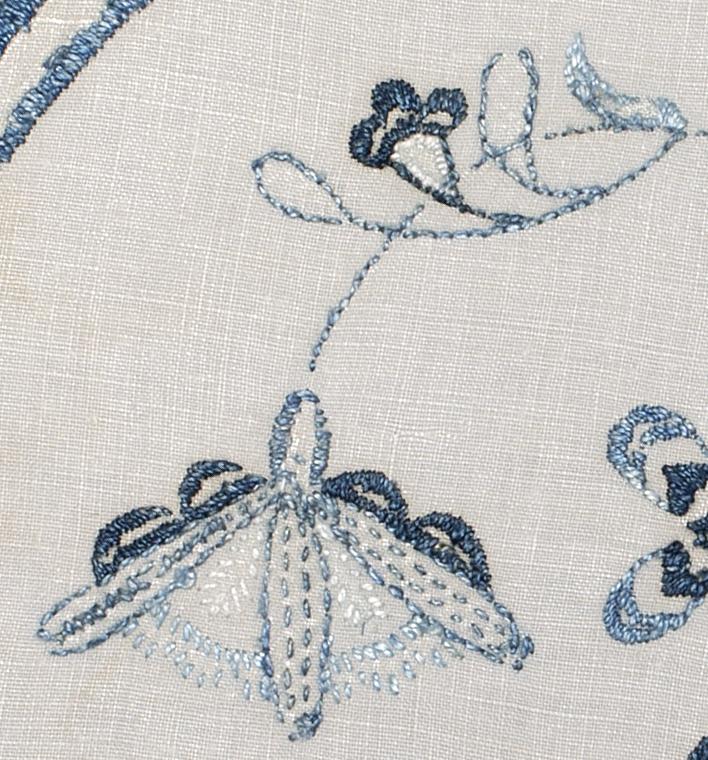 2011.0026.014 Table Mat, Verso Detail 2