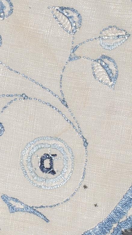 2011.0026.015 Table Mat, Verso Detail 3