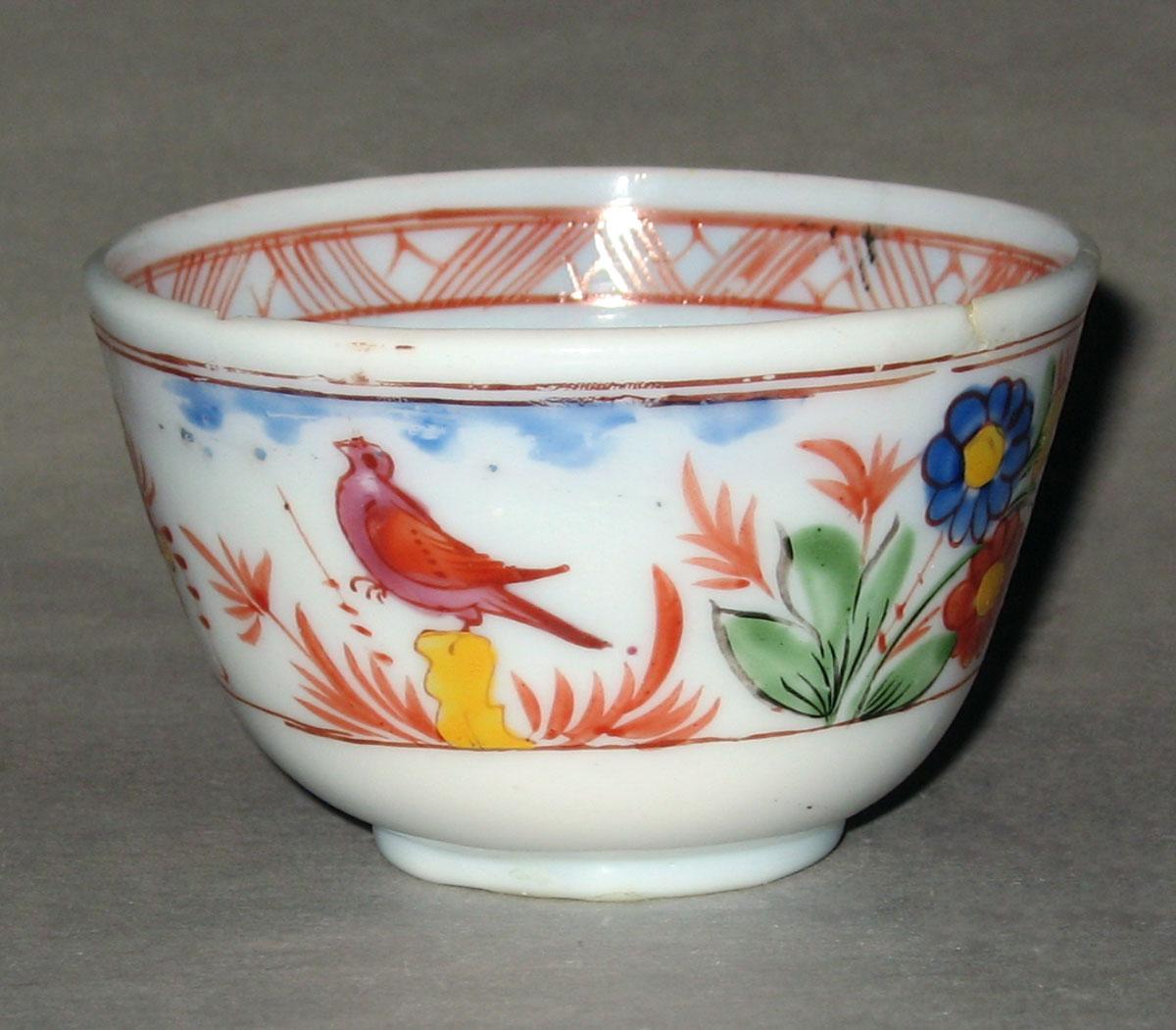 1958.1430  A White glass teabowl