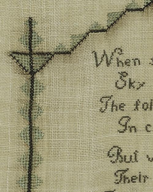 2005.0019.005 A Sampler, Detail 10
