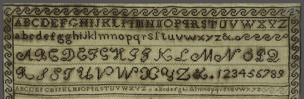 2005.0019.005 A Sampler, Detail