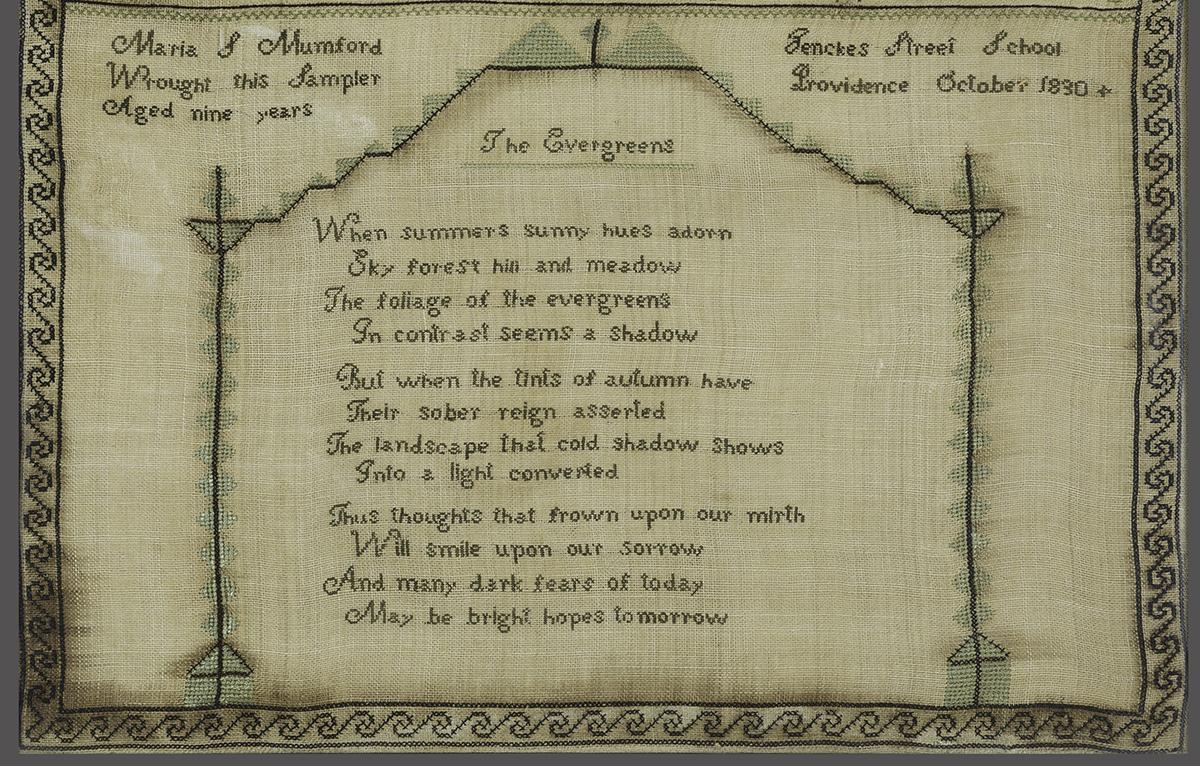 2005.0019.005 A Sampler, Detail 2