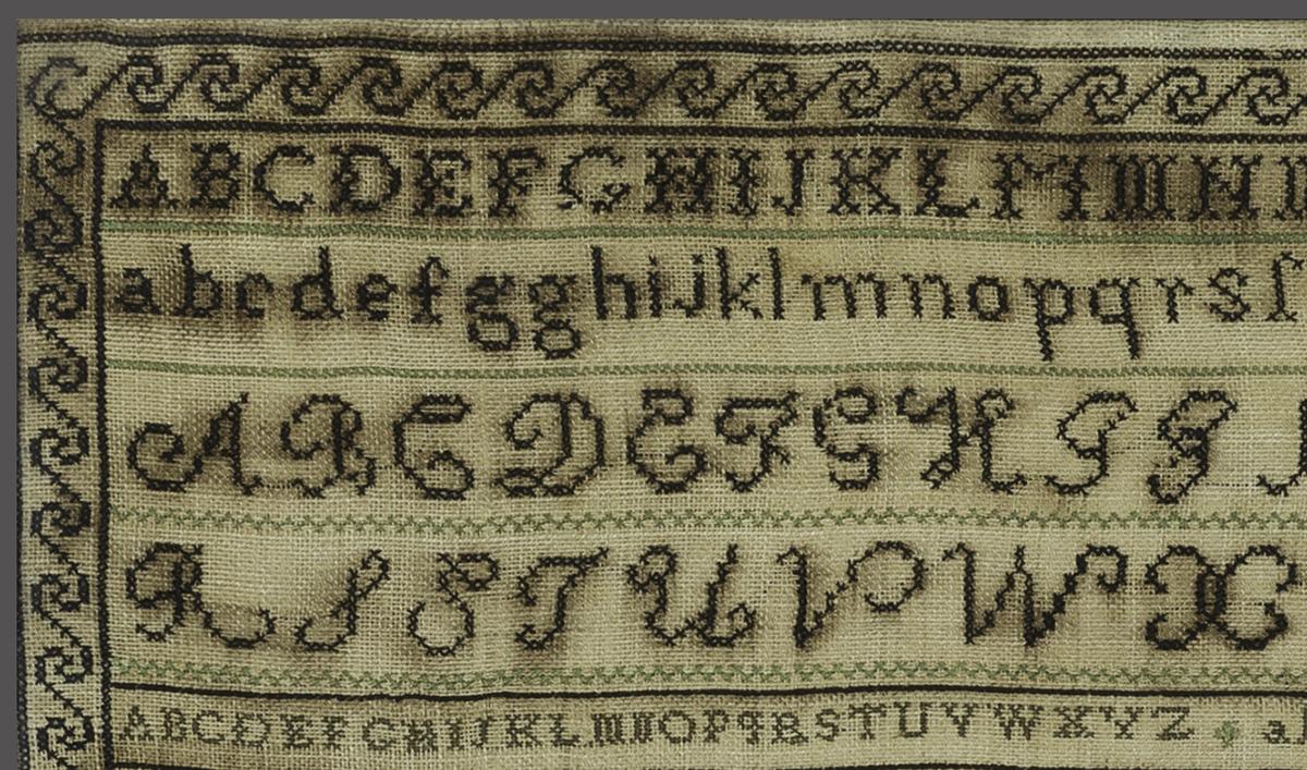 2005.0019.005 A Sampler, Detail 3