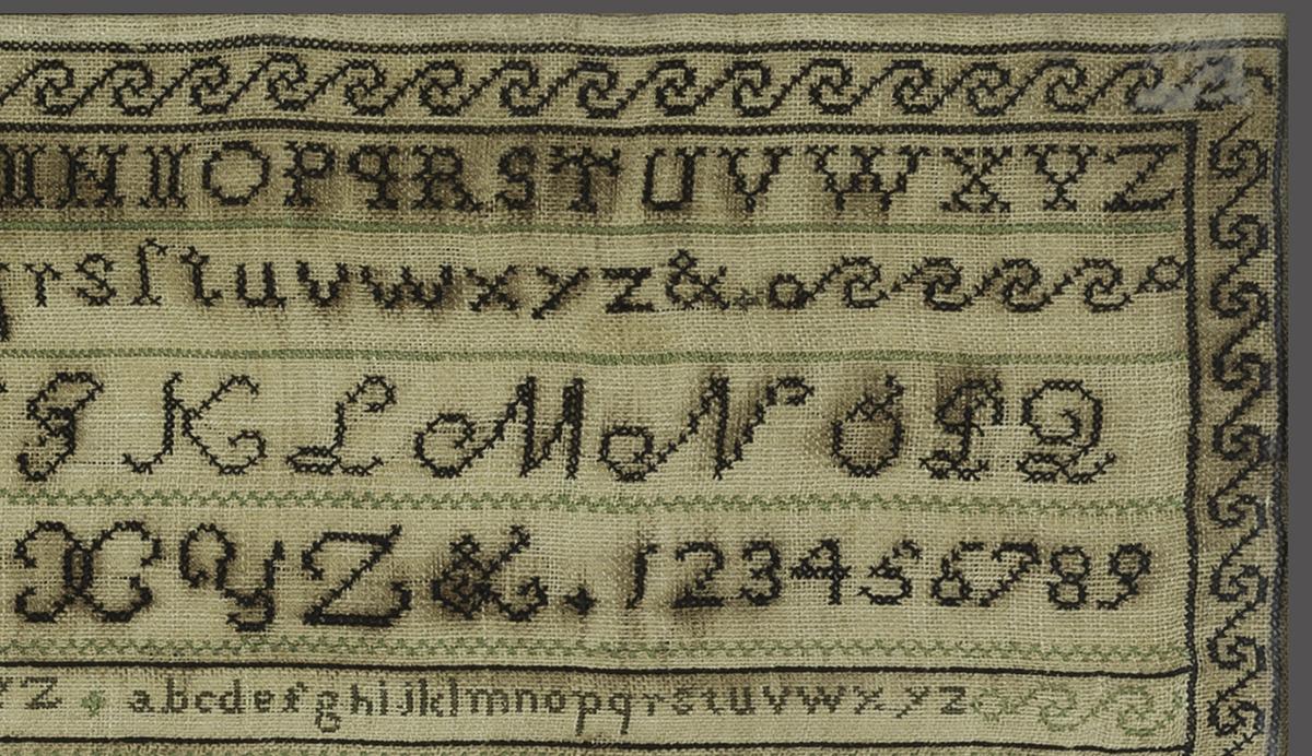 2005.0019.005 A Sampler, Detail 4