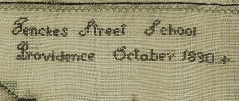 2005.0019.005 A Sampler, Detail 8