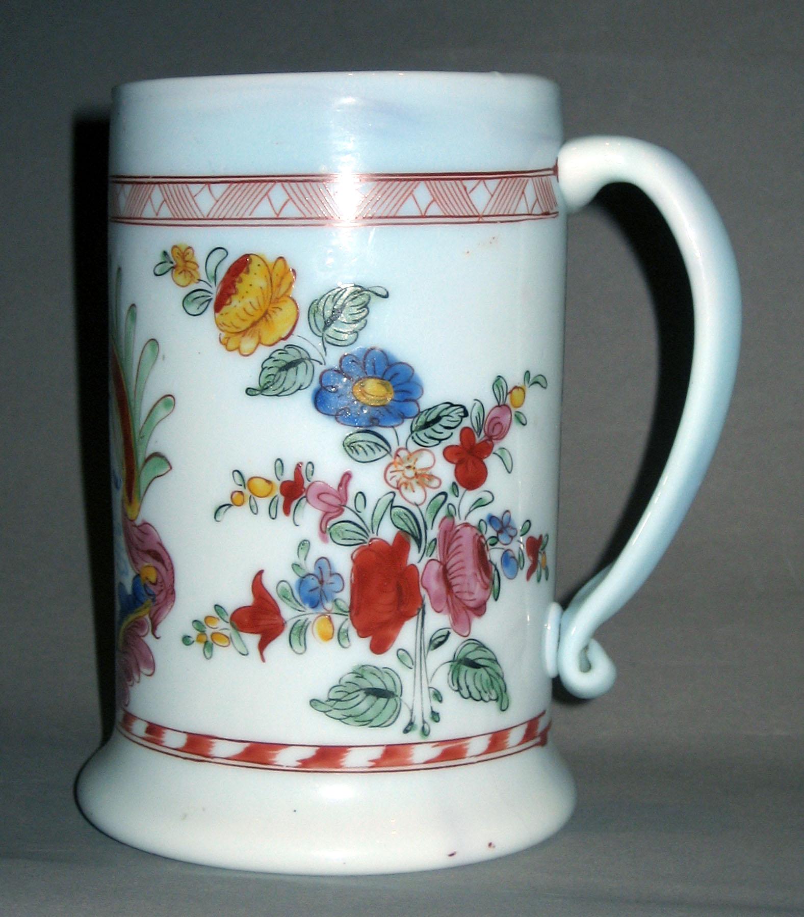 1958.1446 (side) White Glass Mug