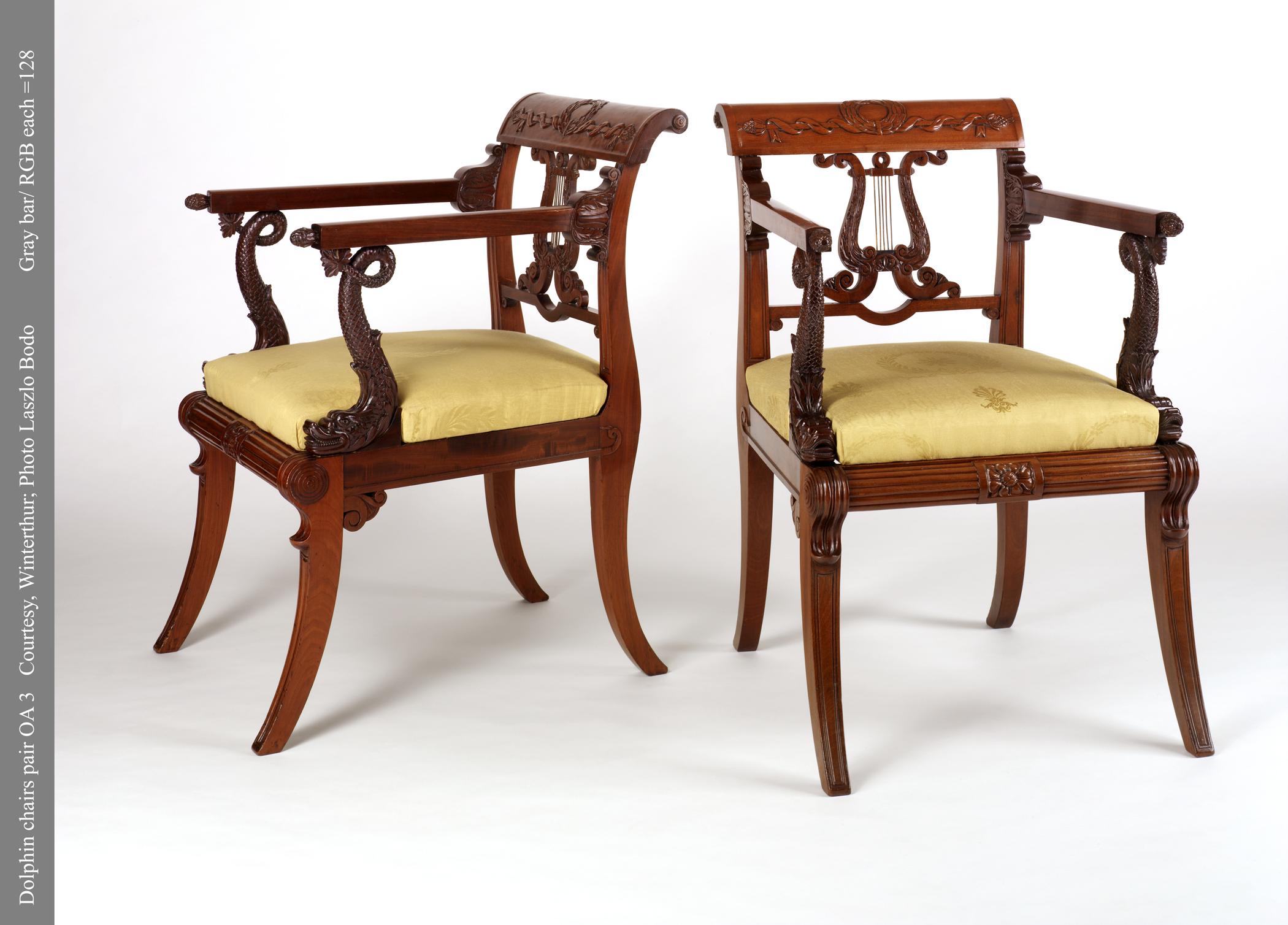 2006.0015.001, .002 Chairs, Armchairs