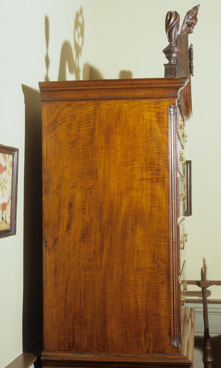 1958.1451 Chest of drawers, detail 2