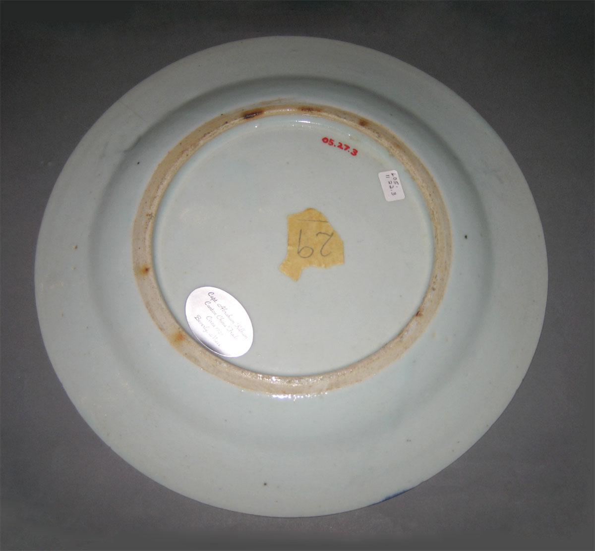 2005.0027.003 Plate, reverse