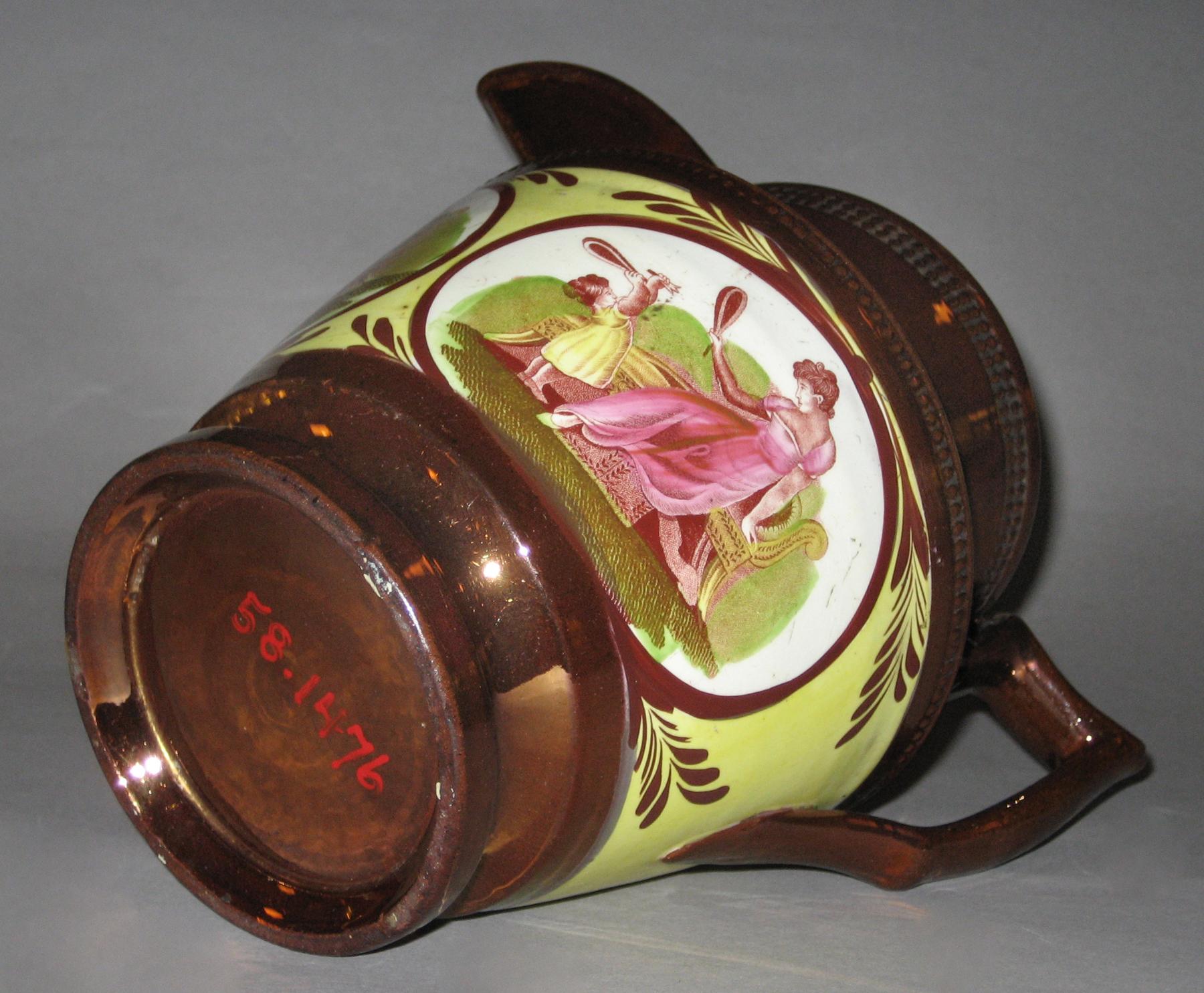 1958.1476 Lusterware jug (bottom)