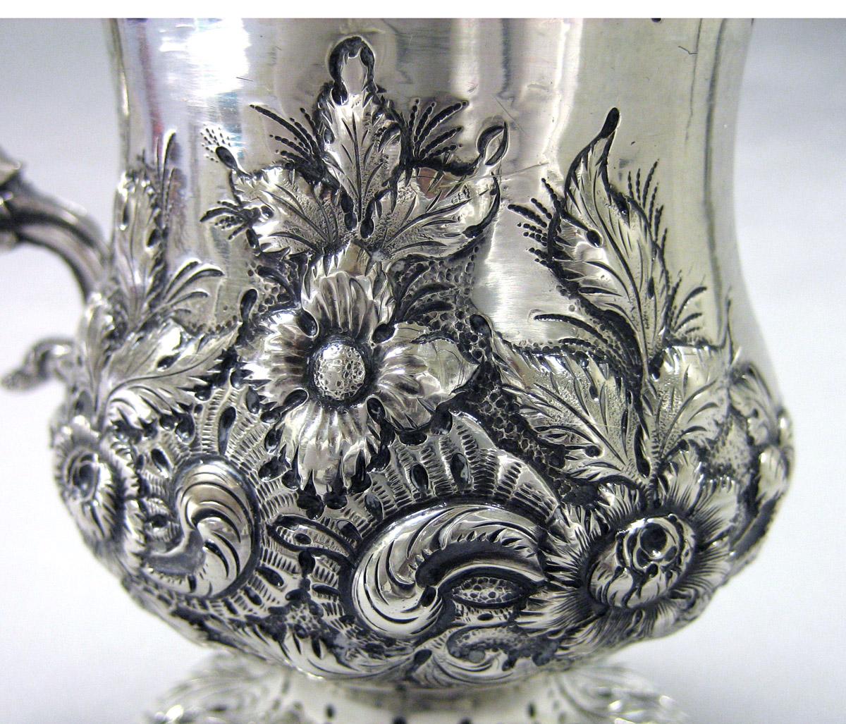 2005.0026.001 Silver Mug decoration detail