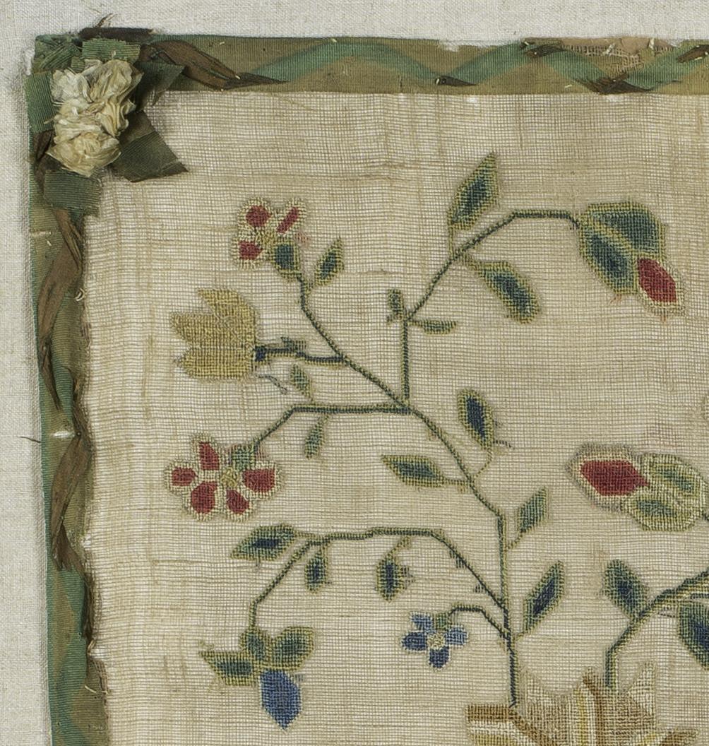 1958.1519 A Needlework Picture, Detail
