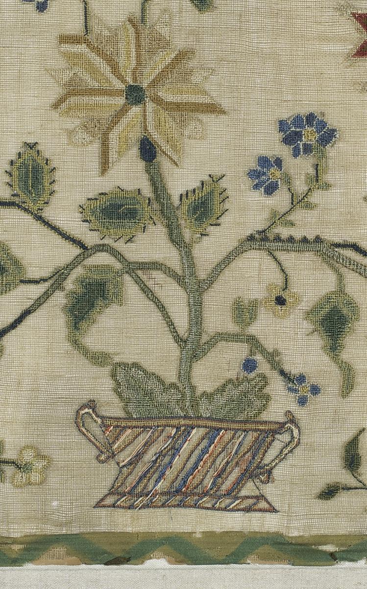 1958.1519 A Needlework Picture, Detail 4