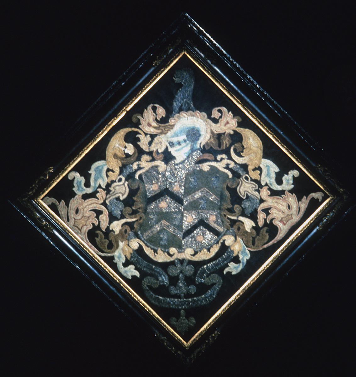1958.1524 A,B Coat of Arms and Frame