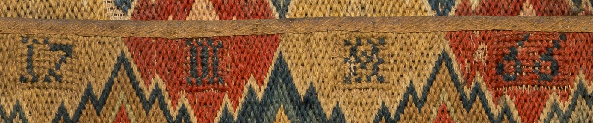1958.1525 Wall pocket, detail 4
