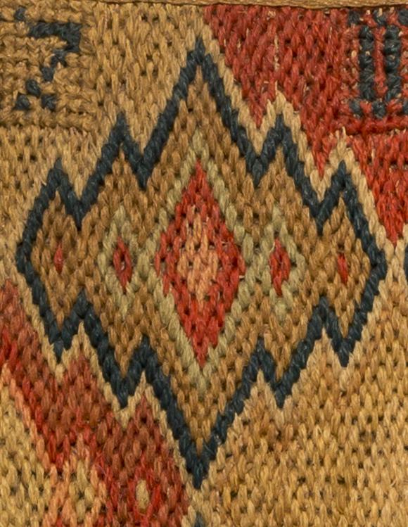 1958.1525 Wall pocket, detail 6