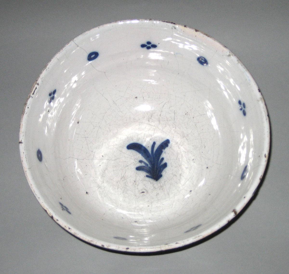 1958.1532 Delft punch bowl top