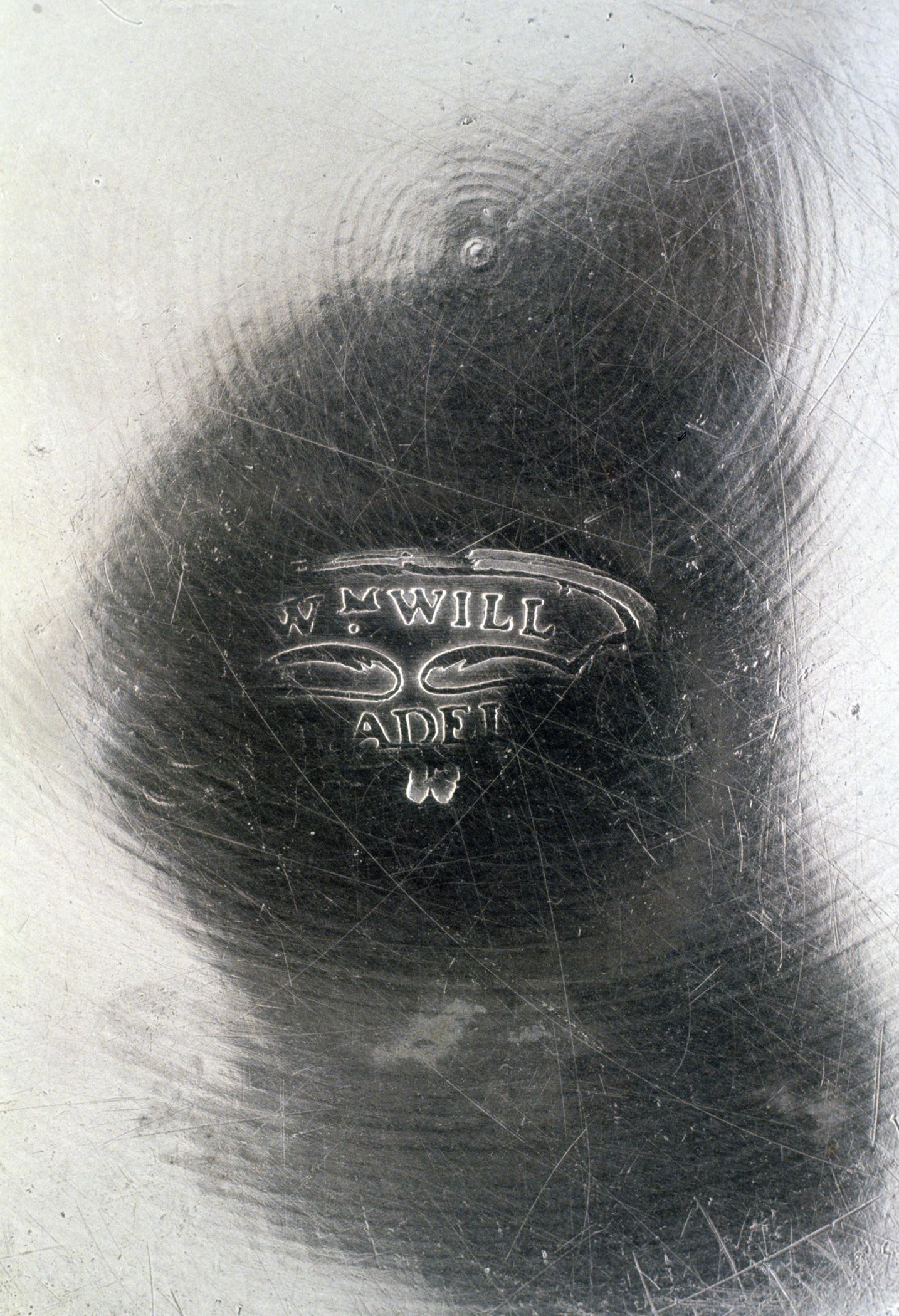 1953.0026 Pewter plate (mark 2)