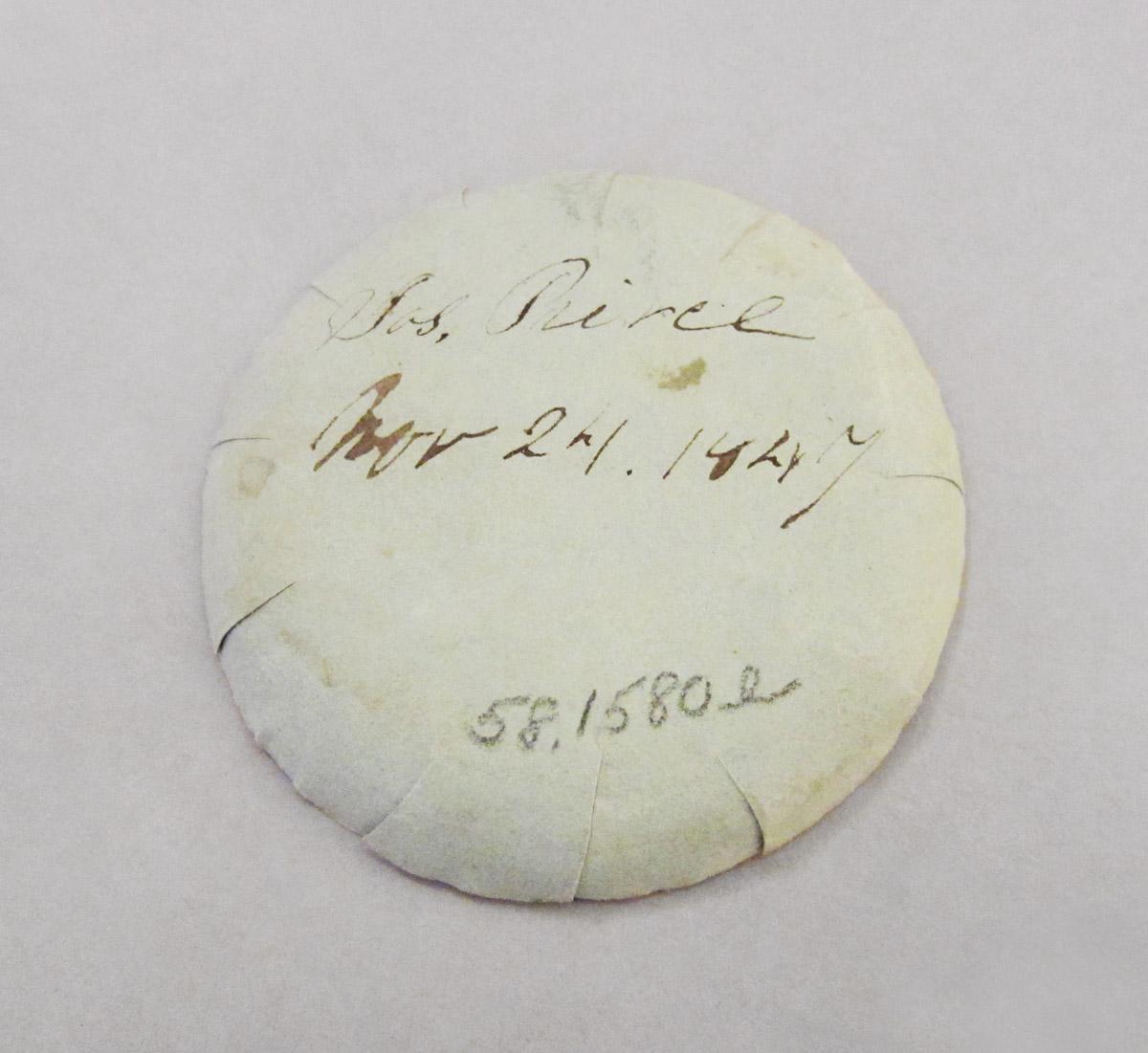 1958.1580 E Watch paper, side 2