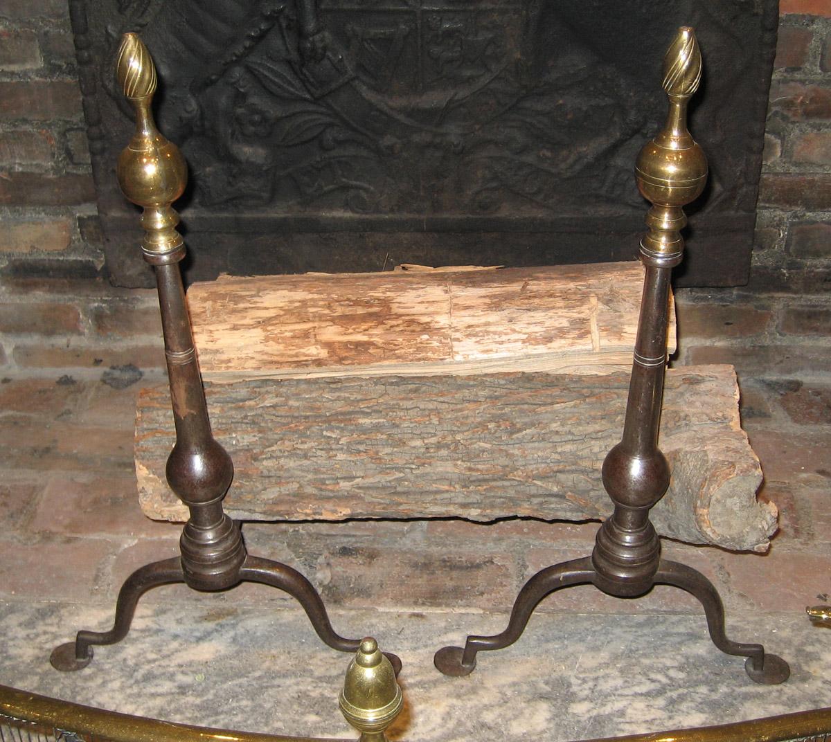 1958.1713.001 and .002 Andirons