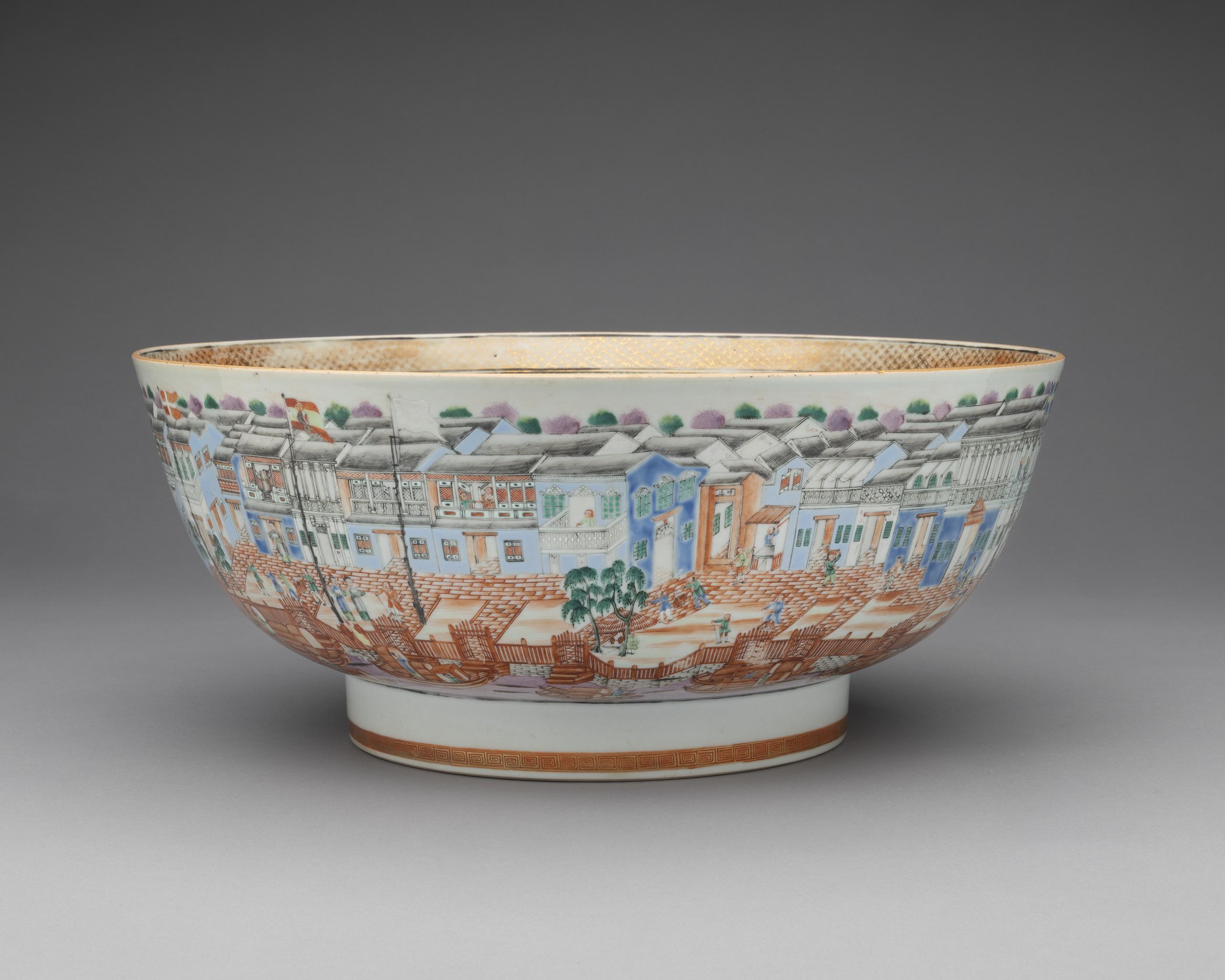 2005.0037 Bowl, Punch or Hong bowl, view 1