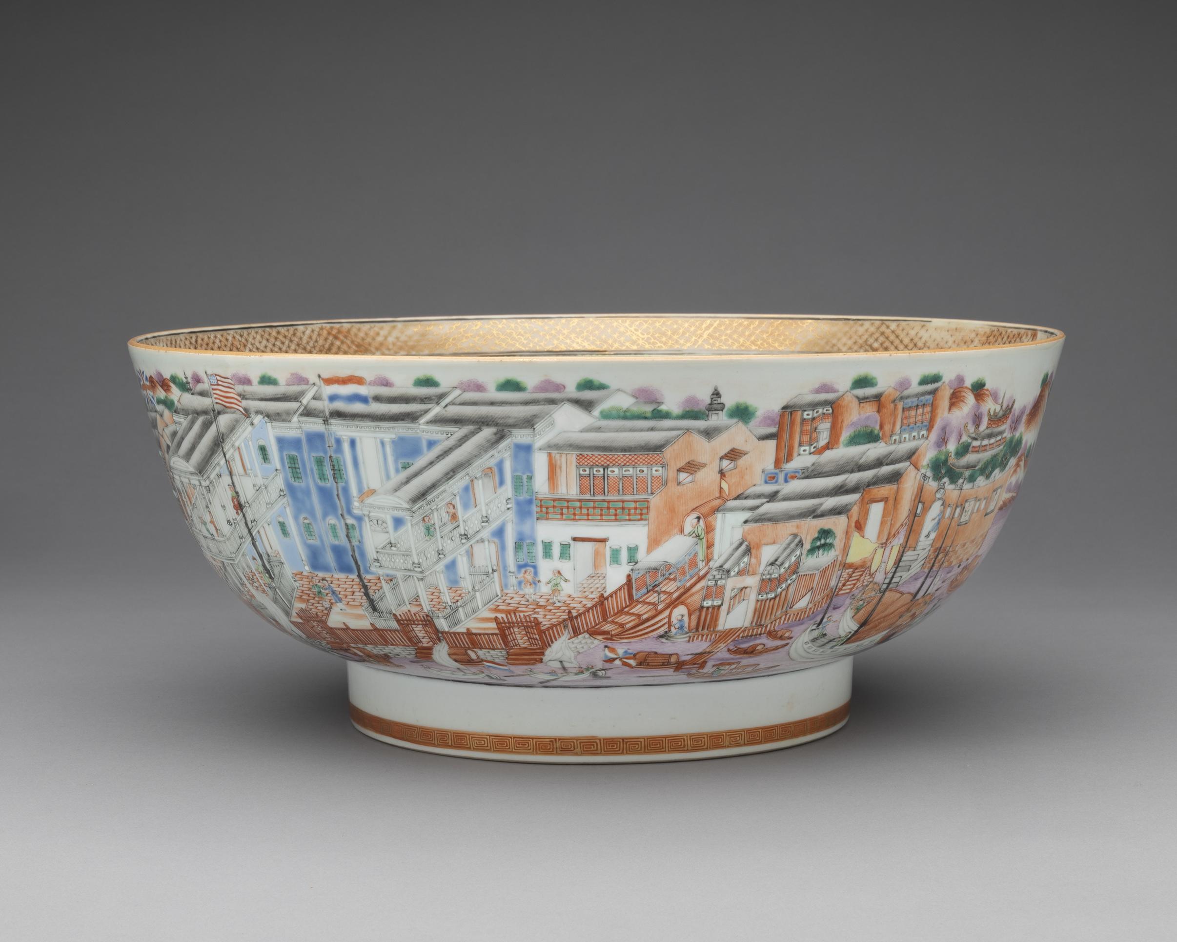 2005.0037 Bowl, Punch or Hong bowl, view 3