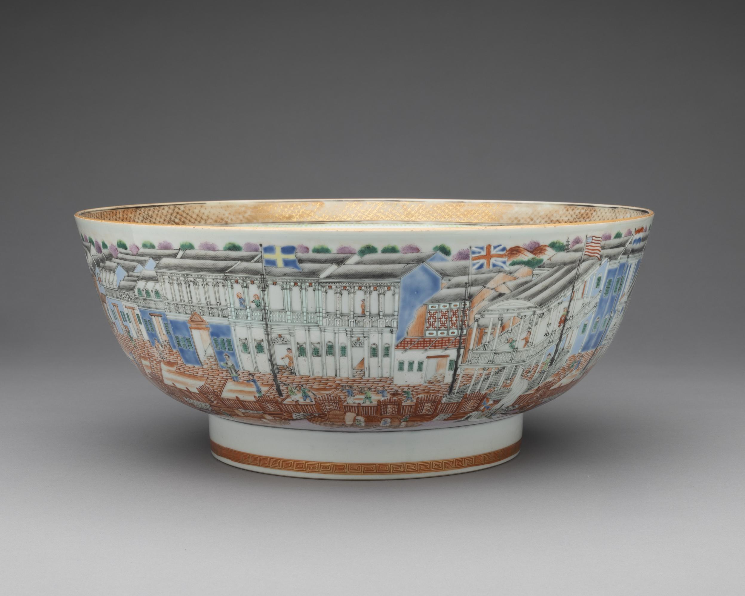 2005.0037 Bowl, Punch or Hong bowl, view 4