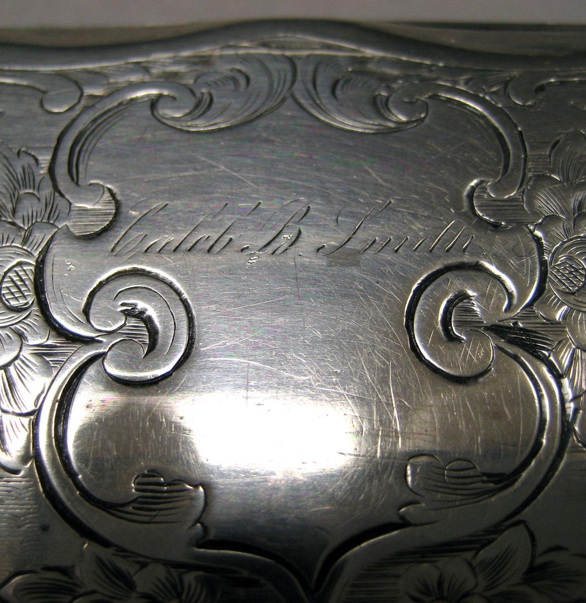 2006.0002 Silver Box engraving