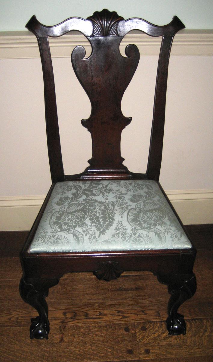 1958.1773 Chair with unnumbered slip seat view 2