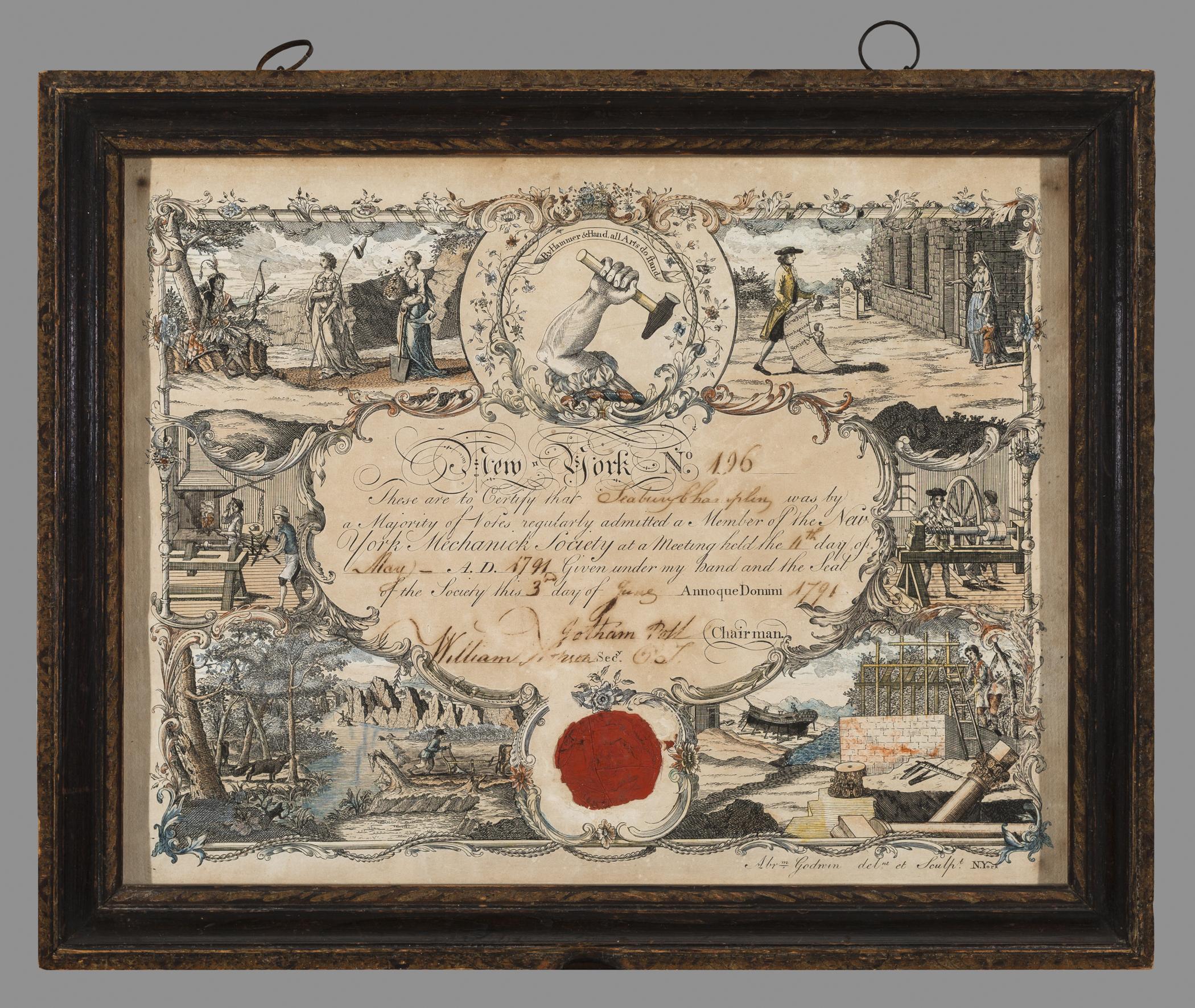 1958.1797 A Certificate, B Frame, view 2