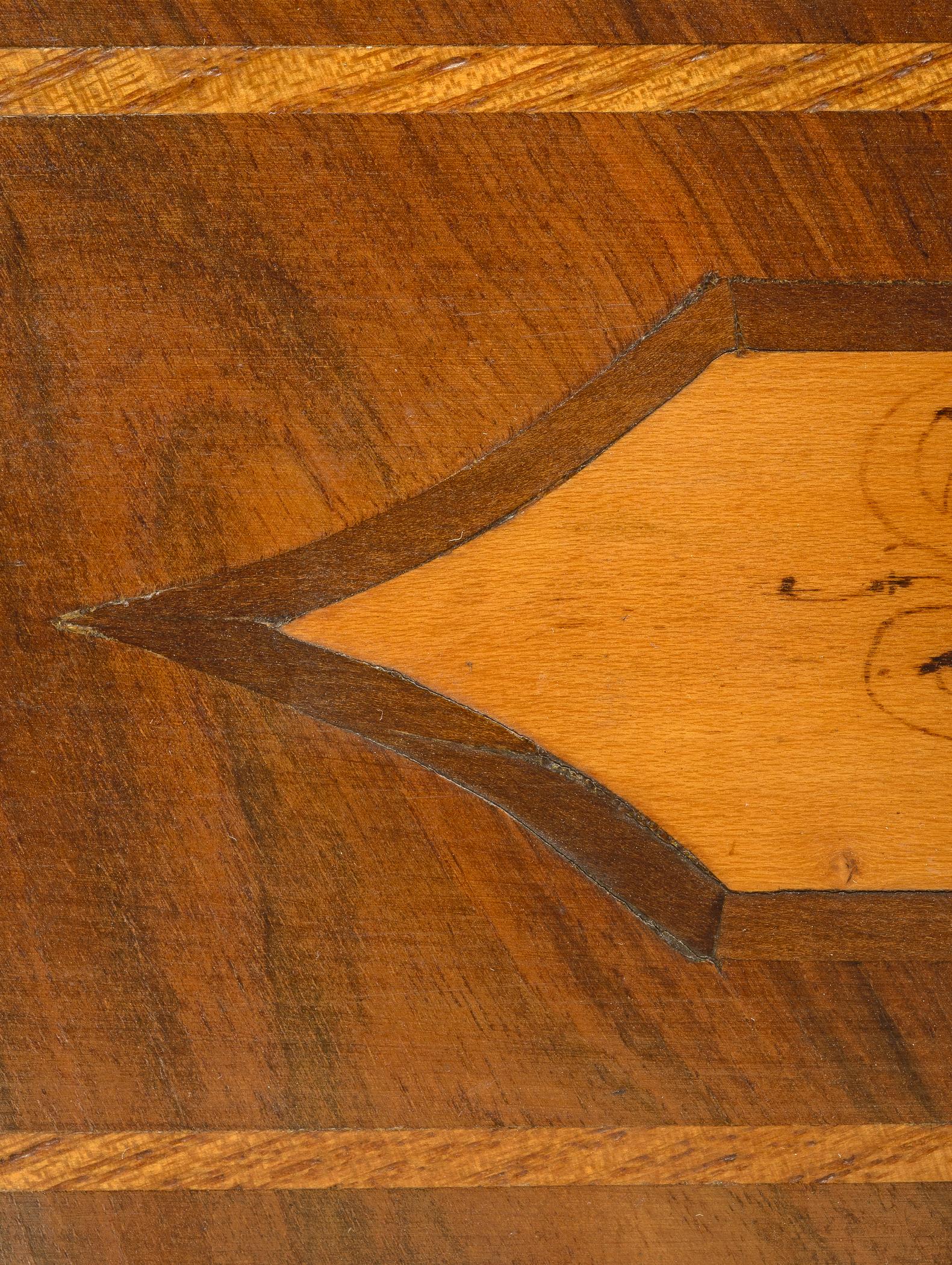 1958.1798 Spinet, detail 9