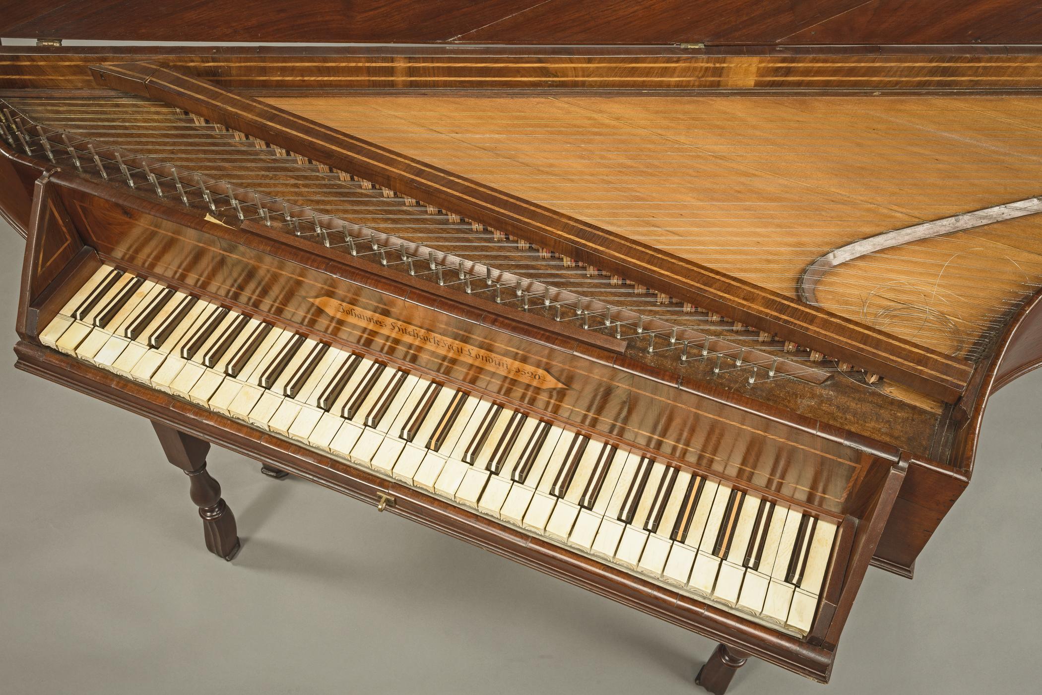 1958.1798 Spinet, detail 1