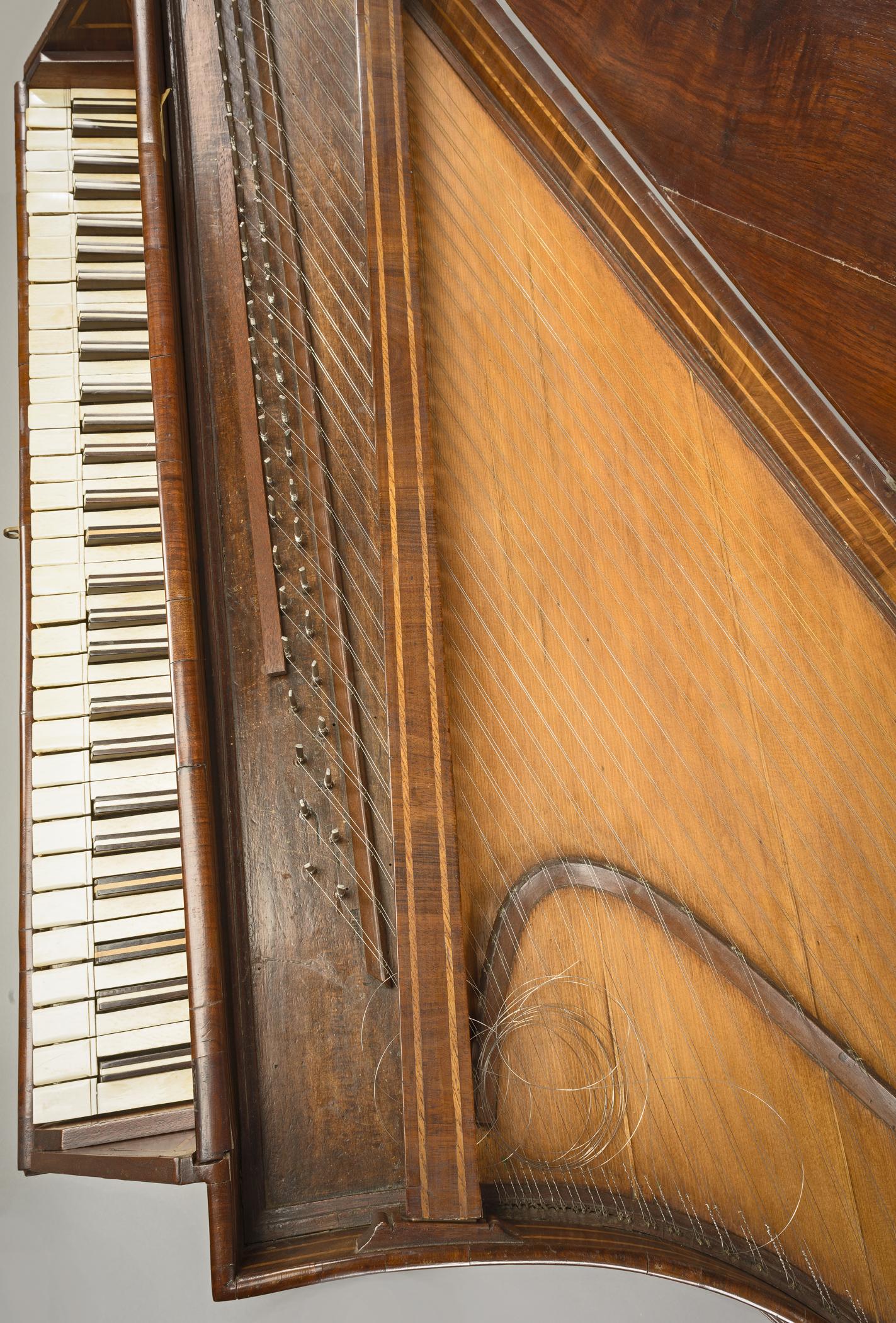 1958.1798 Spinet, detail 2