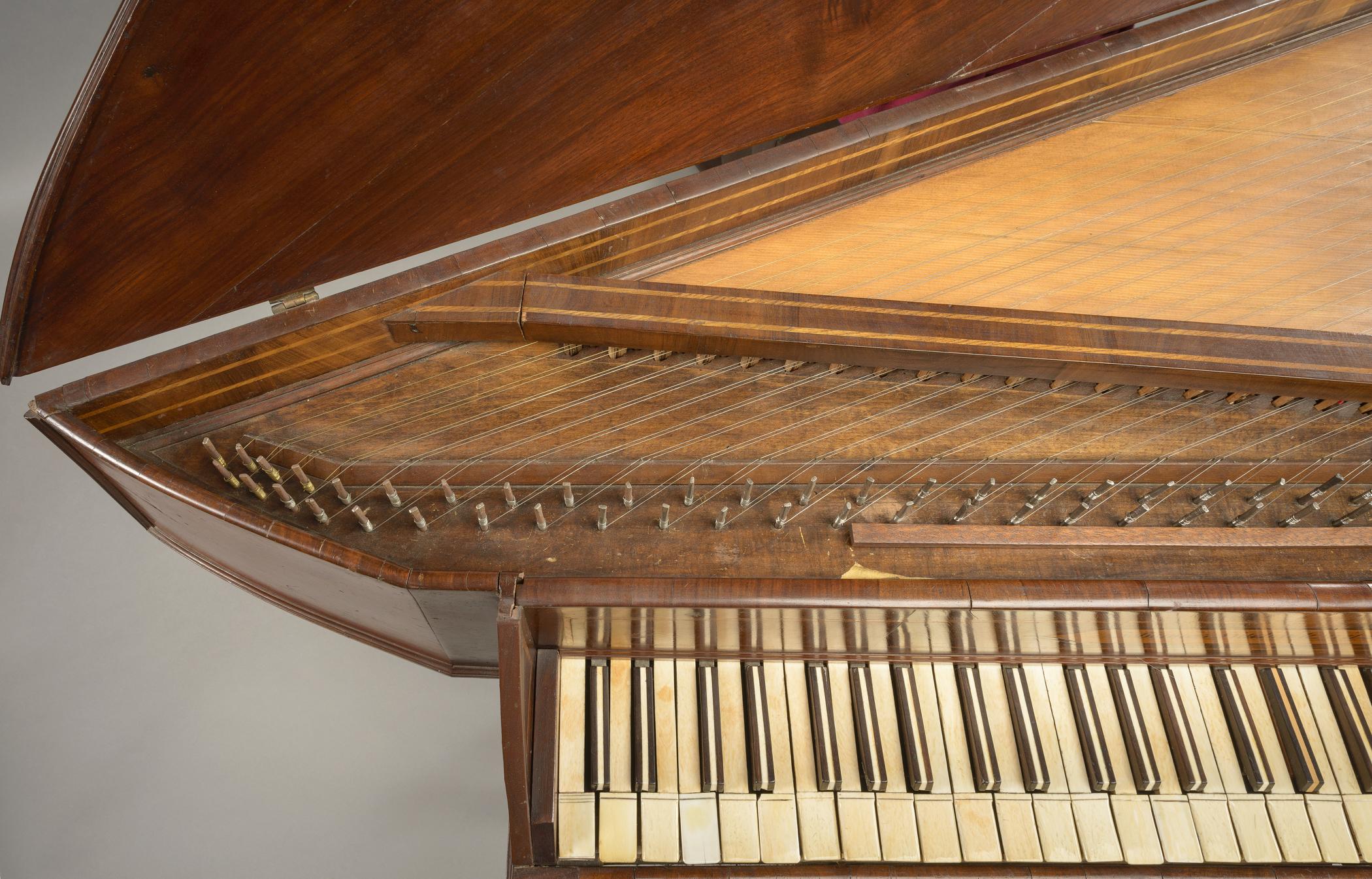 1958.1798 Spinet, detail 3