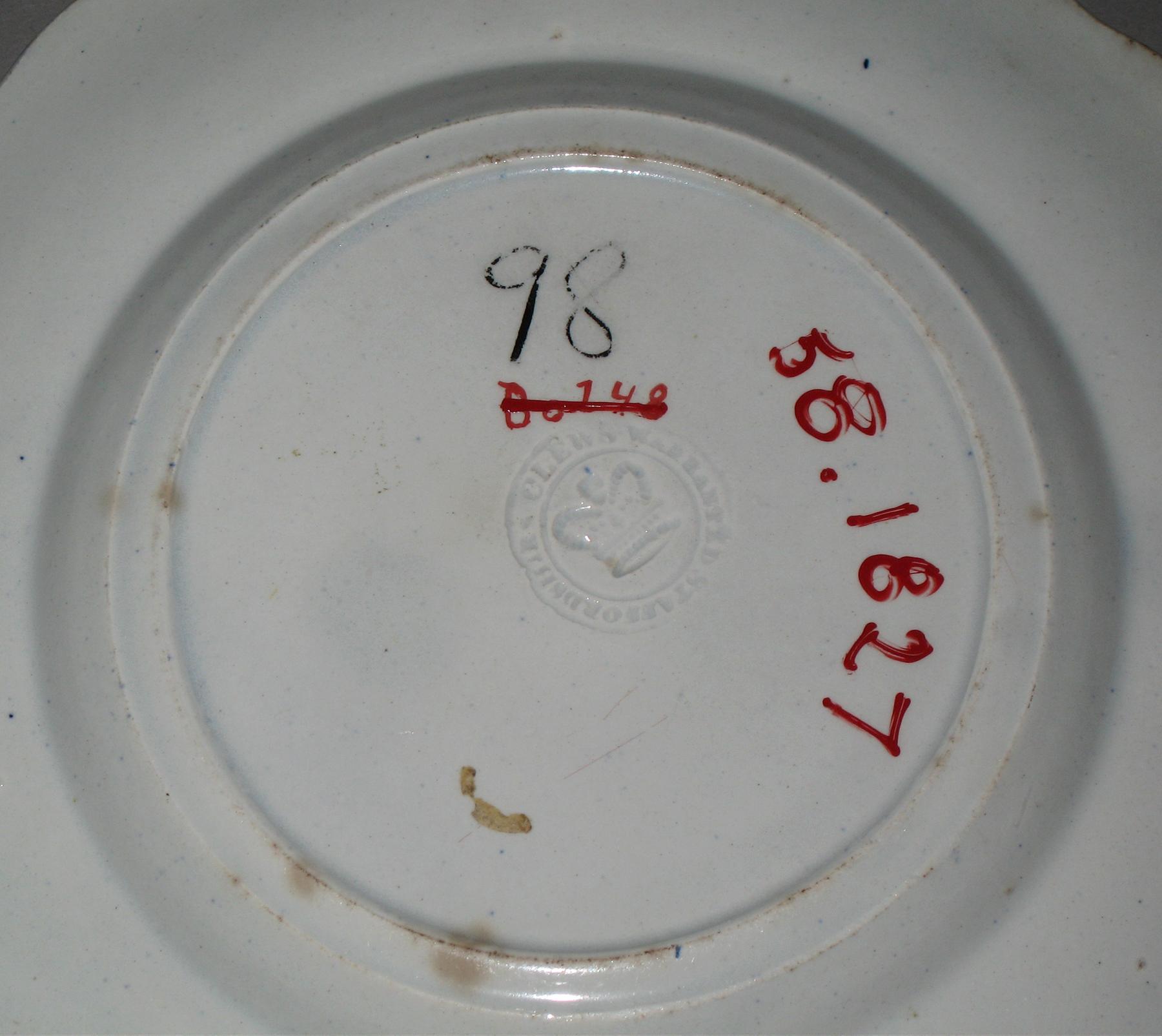 1958.1827 Plate (mark)