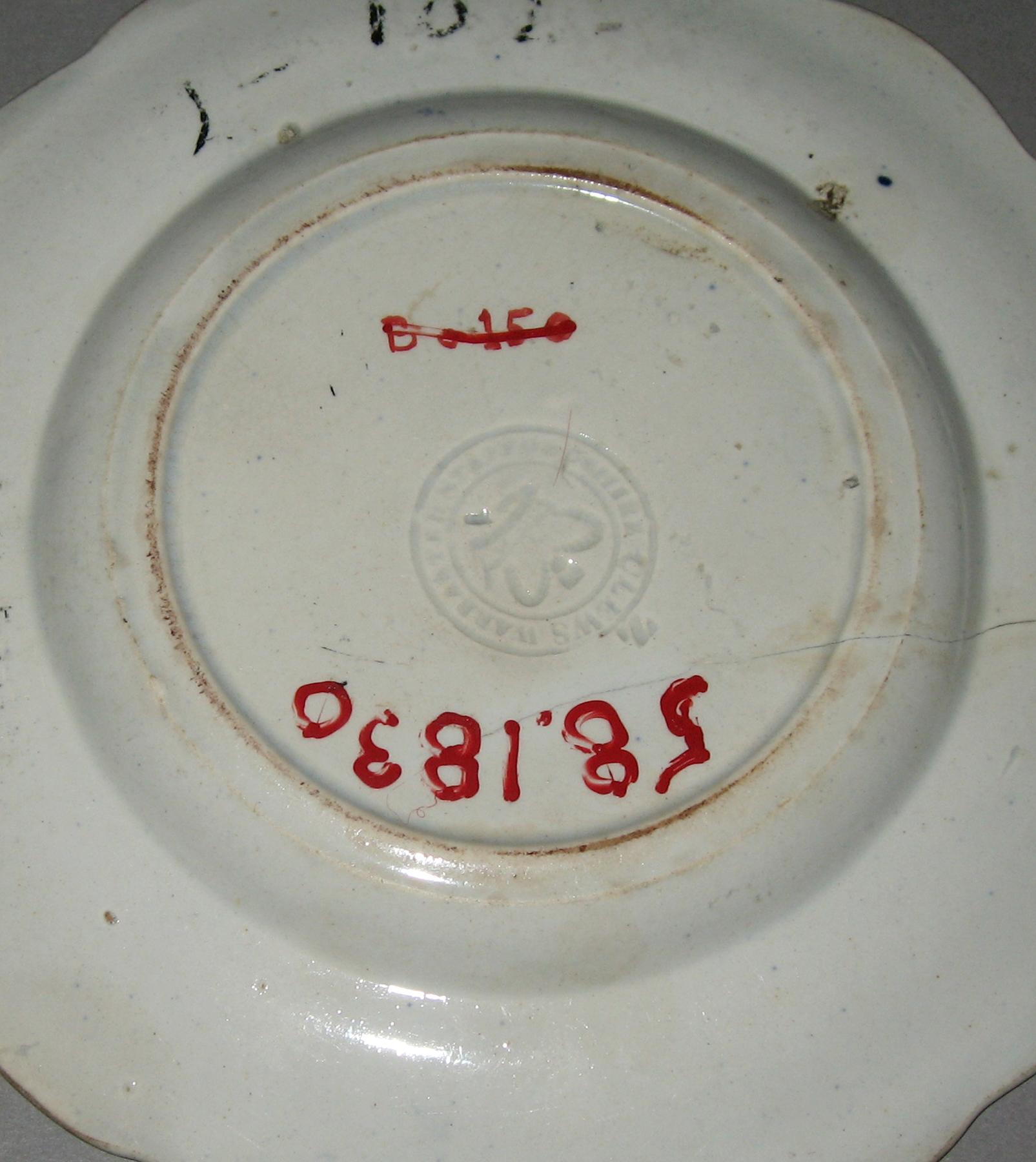 1958.1830 Plate (mark)