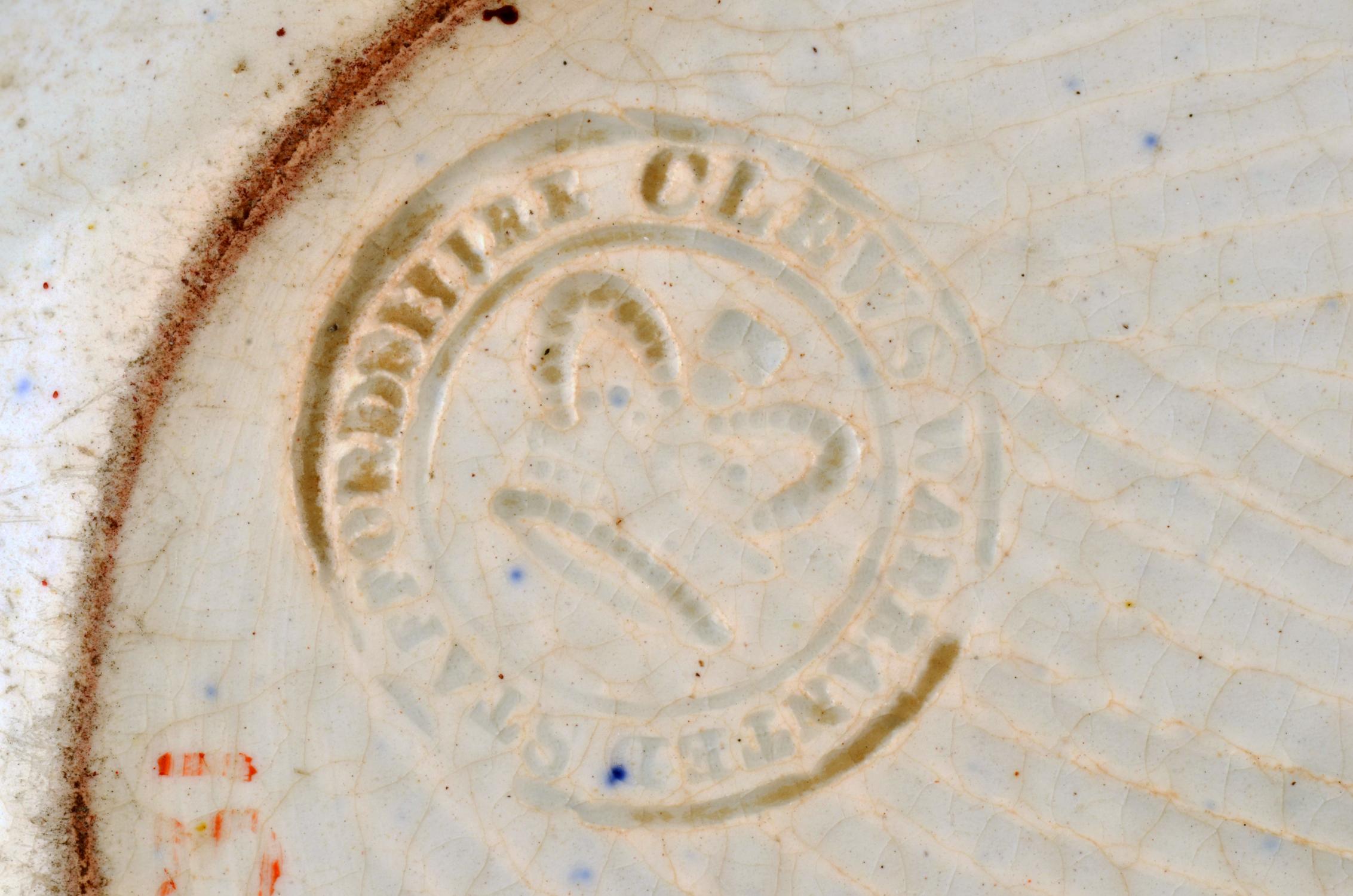 1958.1834 Dish, detail, mark