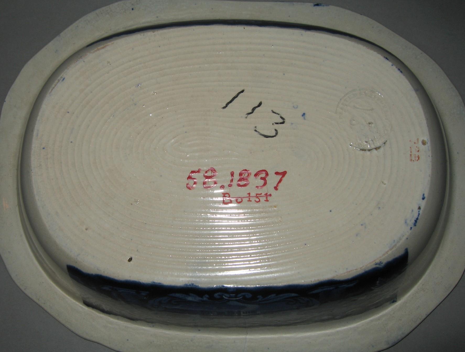 1958.1837 Vegetable Dish (mark)