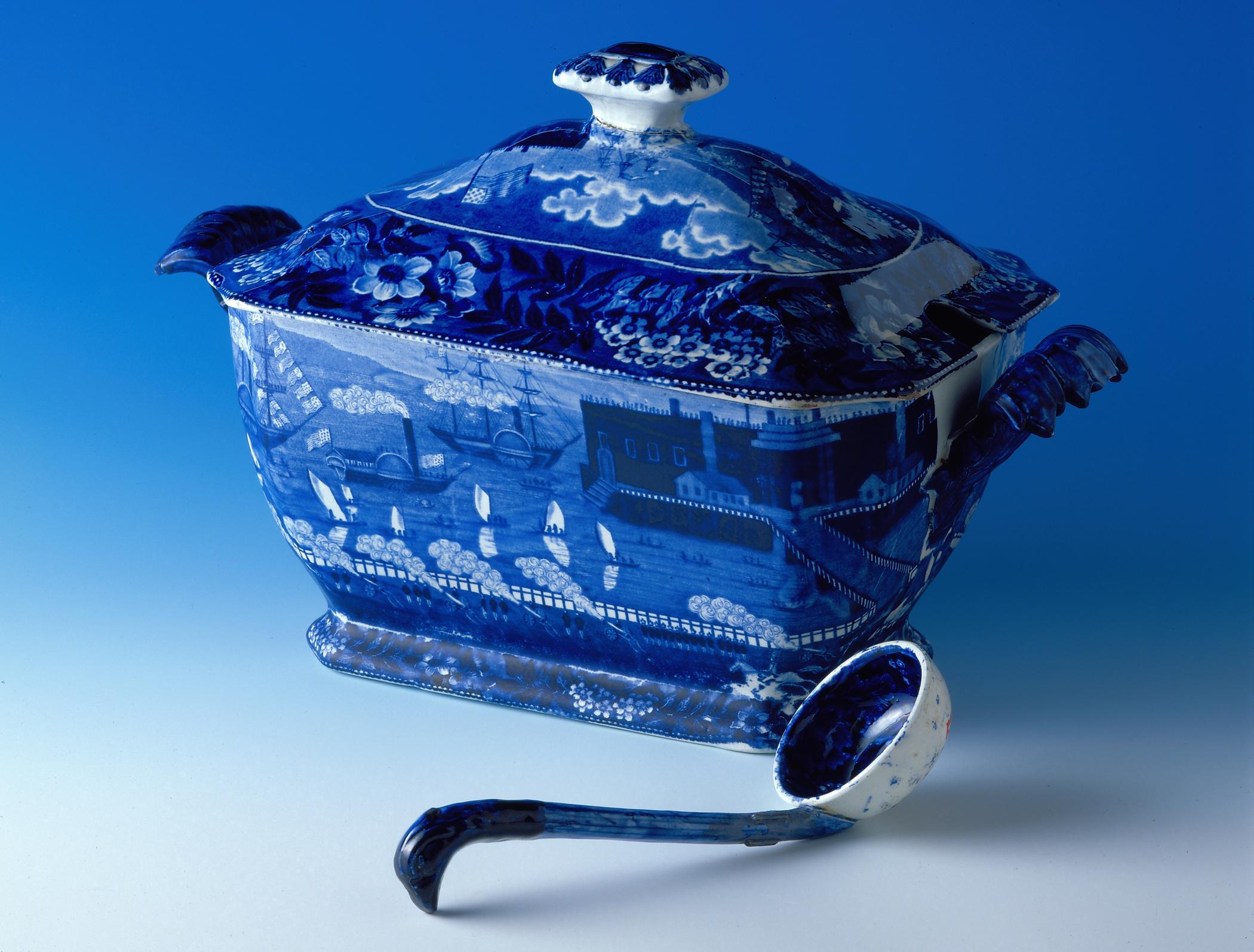 1958.1853 A-C Tureen and ladle