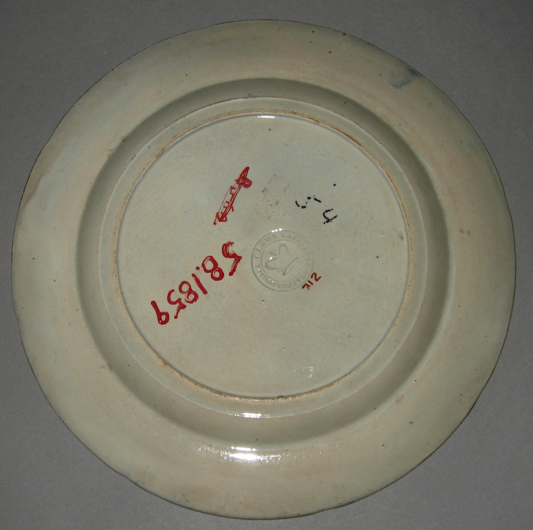 1958.1859 Plate (mark)