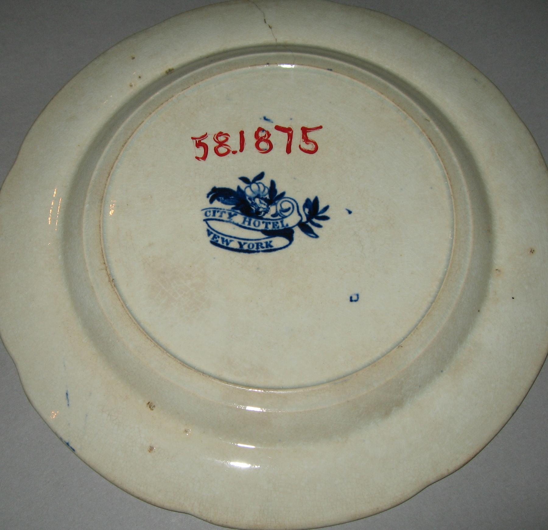 1958.1875 Plate (mark)