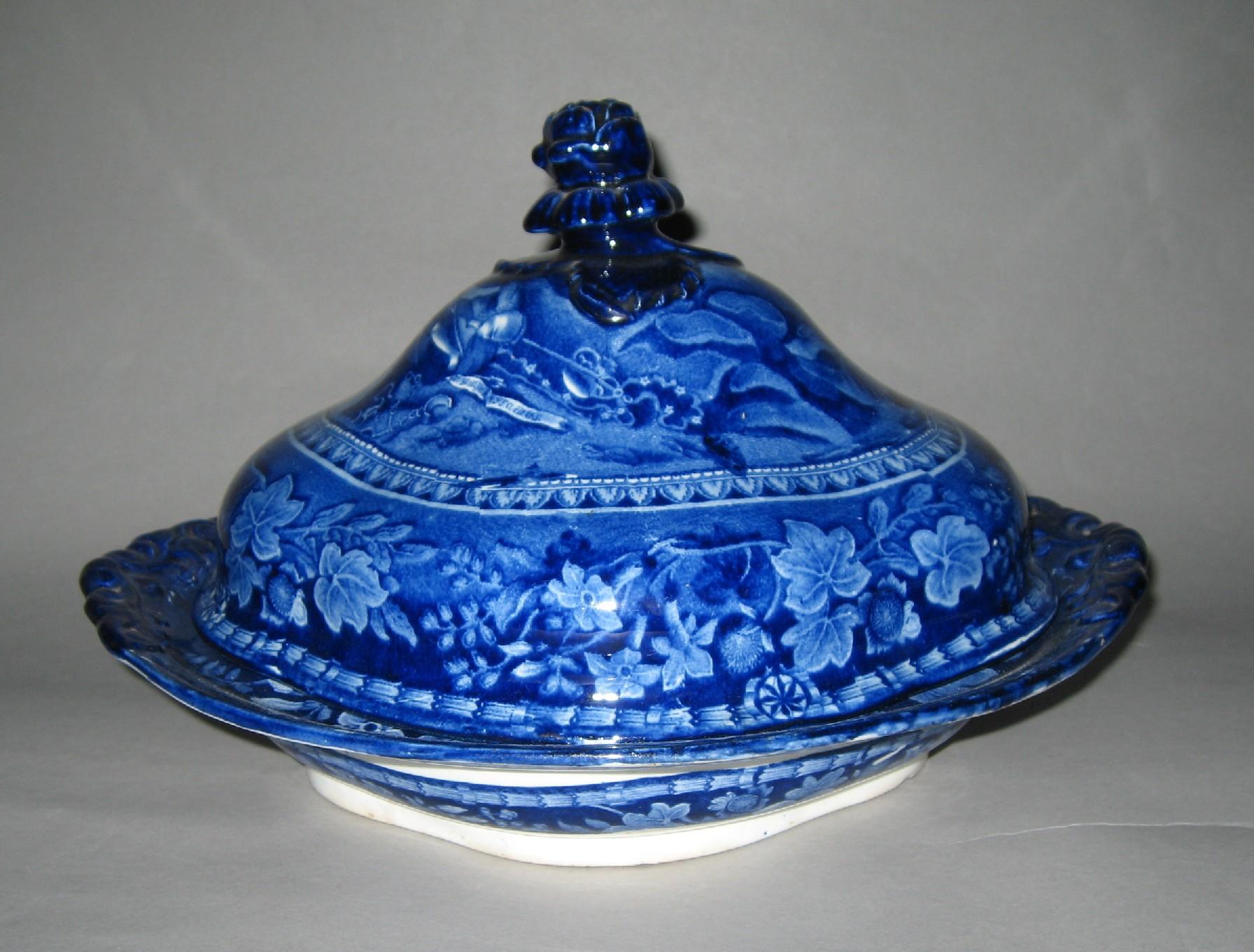 1958.1878 A, B Dish and cover