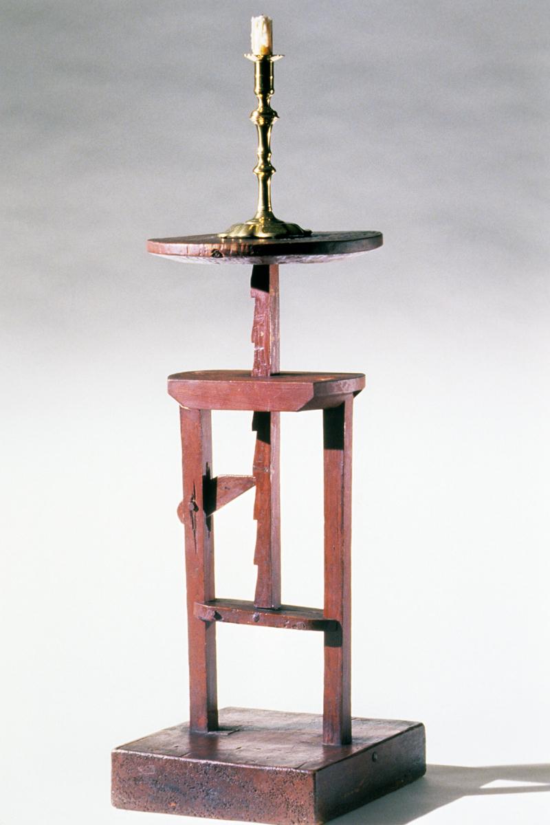 1960.0741, 1958.1902 Candlestand and Cnadlestick