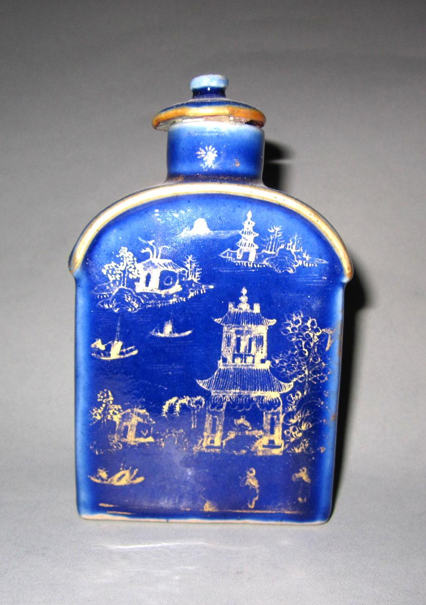 1958.1932 A,B Porcelain tea cannister