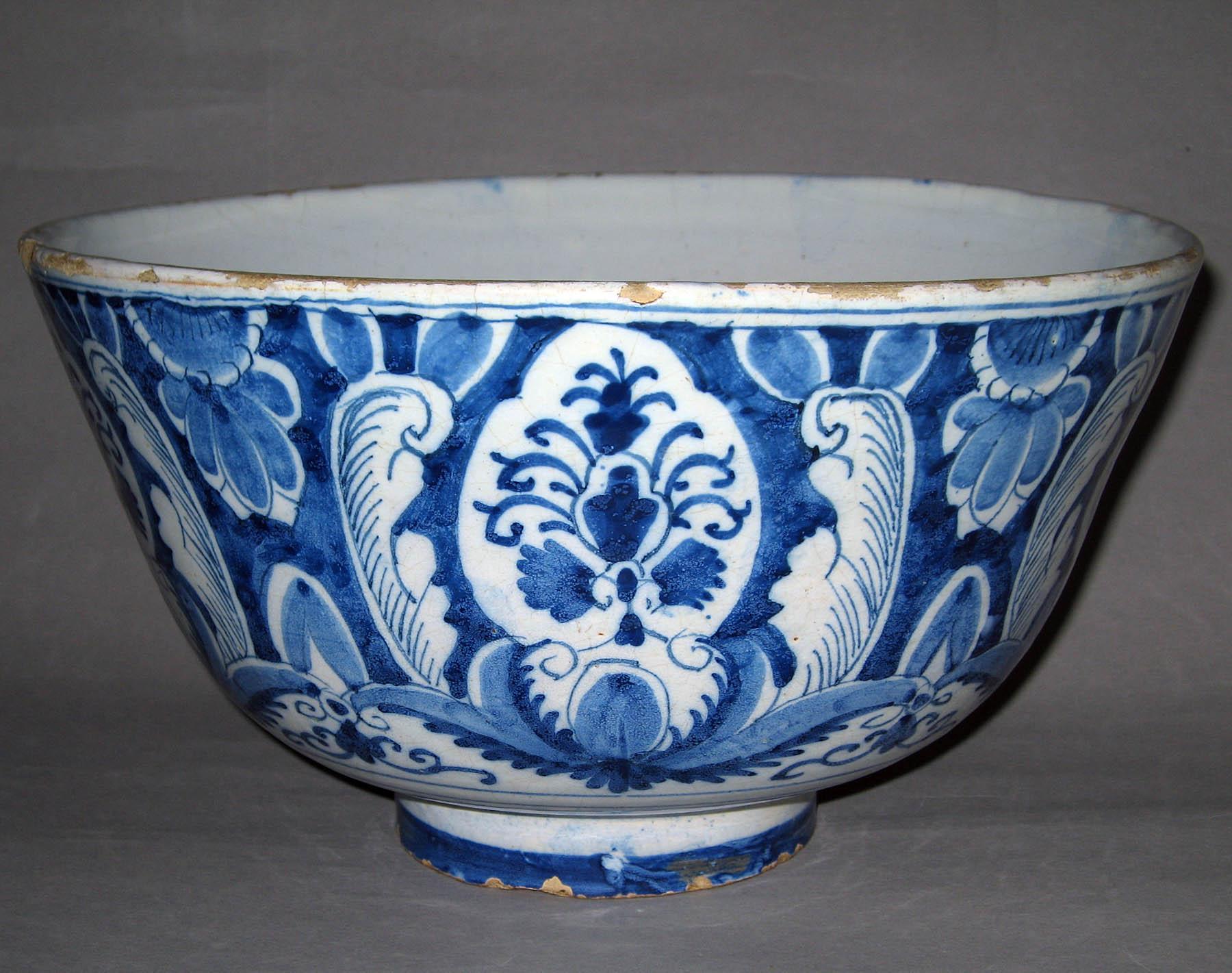 1958.1952 Delft punch bowl