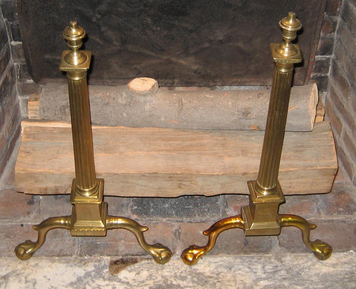 1958.1997.001 and .002 Andirons