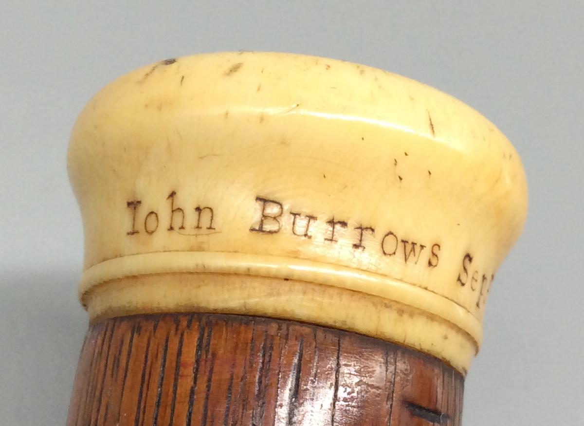 1958.2011 Walking stick, detail 3
