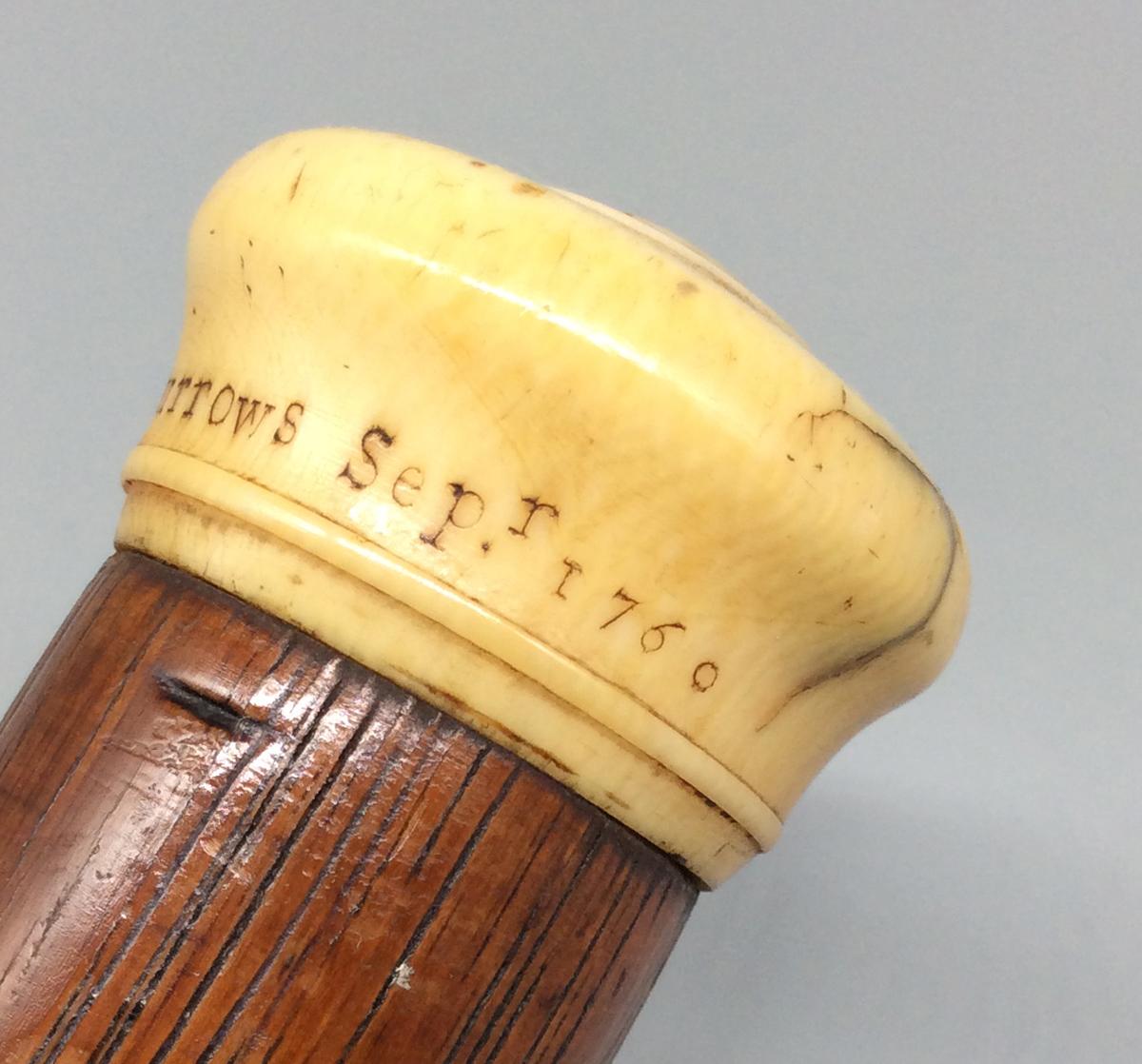 1958.2011 Walking stick, detail 4